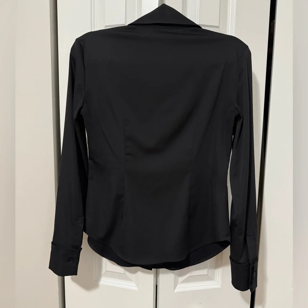 Black Long Sleeve Button Up -  Clifford & Wills (Size 4) - Picture 2 of 5